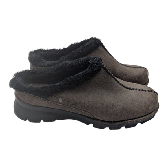 Columbia Cortina Women's 9.5 Brown Suede Clog Mule Loafers - Picture 4 of 9